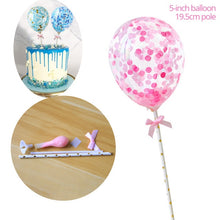 Load image into Gallery viewer, Rose Gold Confetti Balloon