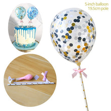 Load image into Gallery viewer, Rose Gold Confetti Balloon