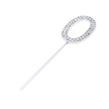 Load image into Gallery viewer, 1Pc Glitter Alloy Rhinestone Number Cake Toppers