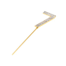 Load image into Gallery viewer, 1Pc Glitter Alloy Rhinestone Number Cake Toppers
