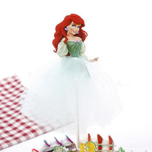 Load image into Gallery viewer, 1pcs Cartoon Princess Birthday Party Decoration Kid Cupcake