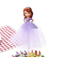 Load image into Gallery viewer, 1pcs Cartoon Princess Birthday Party Decoration Kid Cupcake