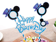 Load image into Gallery viewer, 1set Happy Birthday Mickey Mouse Cartoon Cake