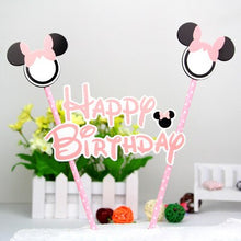 Load image into Gallery viewer, 1set Happy Birthday Mickey Mouse Cartoon Cake