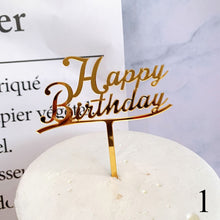 Load image into Gallery viewer, Creative Wordart Cake Topper