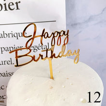 Load image into Gallery viewer, Creative Wordart Cake Topper