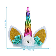 Load image into Gallery viewer, Unicorn Horn Cake Topper