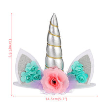 Load image into Gallery viewer, Unicorn Horn Cake Topper