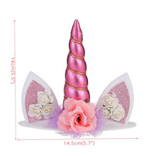 Load image into Gallery viewer, Unicorn Horn Cake Topper