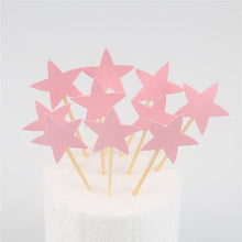 Load image into Gallery viewer, 10pcs Mini Heart Star Cupcake