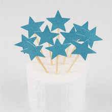 Load image into Gallery viewer, 10pcs Mini Heart Star Cupcake