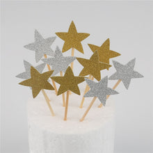 Load image into Gallery viewer, 10pcs Mini Heart Star Cupcake