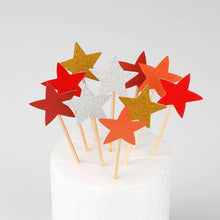 Load image into Gallery viewer, 10pcs Mini Heart Star Cupcake