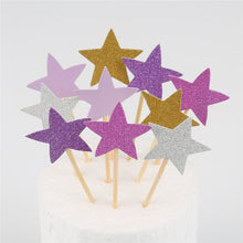 Load image into Gallery viewer, 10pcs Mini Heart Star Cupcake