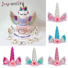 Load image into Gallery viewer, Unicorn Horn Cake Topper