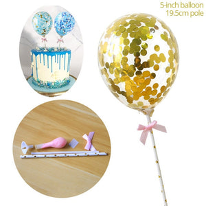 Rose Gold Confetti Balloon