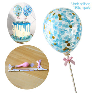 Rose Gold Confetti Balloon