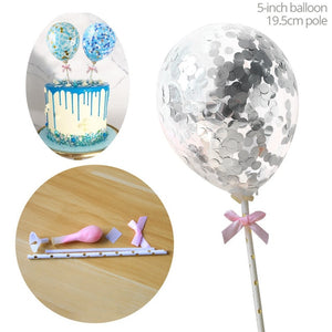 Rose Gold Confetti Balloon