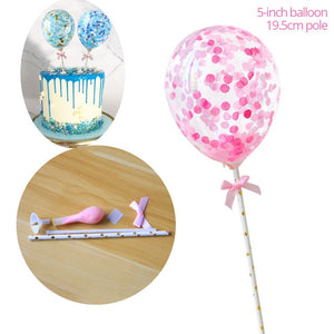Rose Gold Confetti Balloon