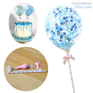 Rose Gold Confetti Balloon
