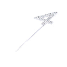 Load image into Gallery viewer, 1Pc Glitter Alloy Rhinestone Number Cake Toppers

