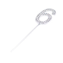 Load image into Gallery viewer, 1Pc Glitter Alloy Rhinestone Number Cake Toppers
