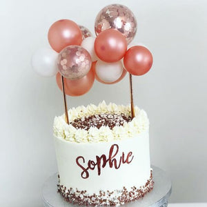 5inch Balloon Cake Topper Set Birthday Party Decoration Cake