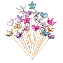 Load image into Gallery viewer, Cakelove 5 pcs/lot lovely heart star crown cake
