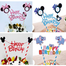 Load image into Gallery viewer, 1set Happy Birthday Mickey Mouse Cartoon Cake
