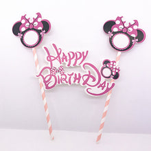 Load image into Gallery viewer, 1set Happy Birthday Mickey Mouse Cartoon Cake
