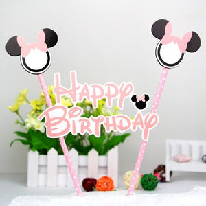 1set Happy Birthday Mickey Mouse Cartoon Cake