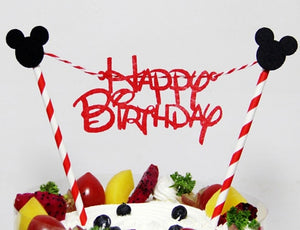 1set Happy Birthday Mickey Mouse Cartoon Cake