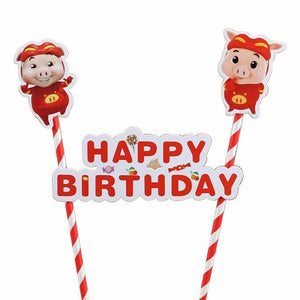 1set Happy Birthday Mickey Mouse Cartoon Cake
