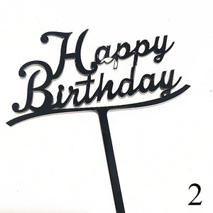 Creative Wordart Cake Topper