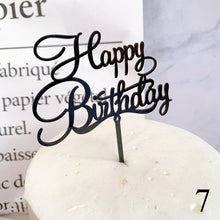Load image into Gallery viewer, Creative Wordart Cake Topper
