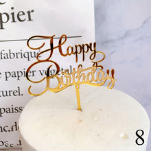 Load image into Gallery viewer, Creative Wordart Cake Topper
