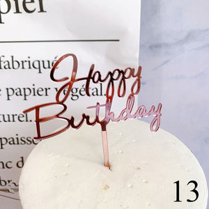 Creative Wordart Cake Topper