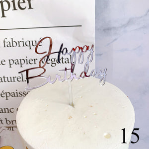 Creative Wordart Cake Topper
