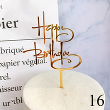 Load image into Gallery viewer, Creative Wordart Cake Topper
