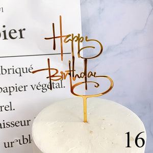 Creative Wordart Cake Topper