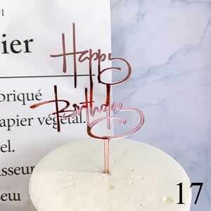 Creative Wordart Cake Topper