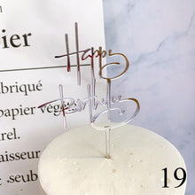 Load image into Gallery viewer, Creative Wordart Cake Topper
