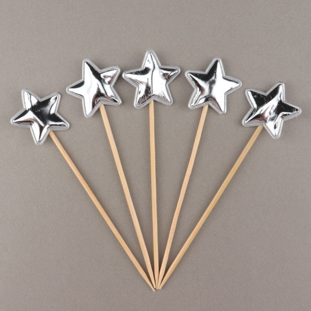 Cakelove 5 pcs/lot lovely heart star crown cake