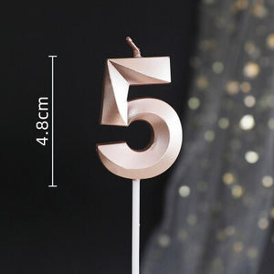 Happy Birthday Number Candles