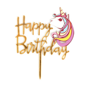 Rainbow Unicorn Cake