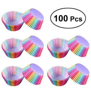 Kitchen Baking Rainbow Paper Cake