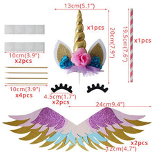 Load image into Gallery viewer, Unicorn Horn Cake Topper
