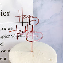 Load image into Gallery viewer, Creative Wordart Cake Topper
