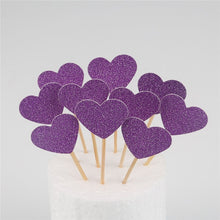 Load image into Gallery viewer, 10pcs Mini Heart Star Cupcake
