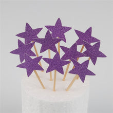 Load image into Gallery viewer, 10pcs Mini Heart Star Cupcake
